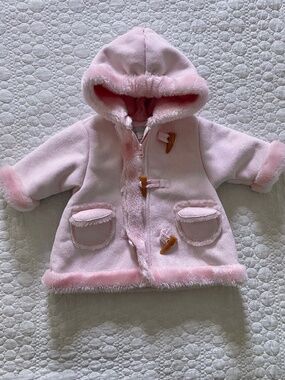 The Children’s Place Baby Luxuries Pink Coat 6m